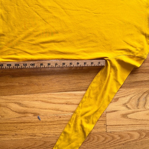J. Crew Yellow Fitted Long Sleeve T-Shirt - Picture 5 of 9